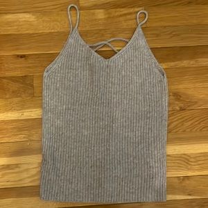 Cute strappy, tank top.